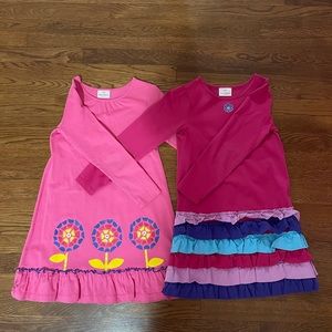 Bundle of 2 Long-Sleeve Hanna Andersson Dresses